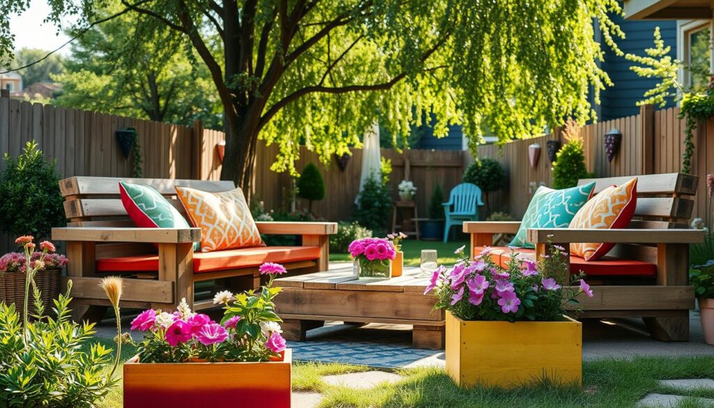 Palettenmöbel für den Garten