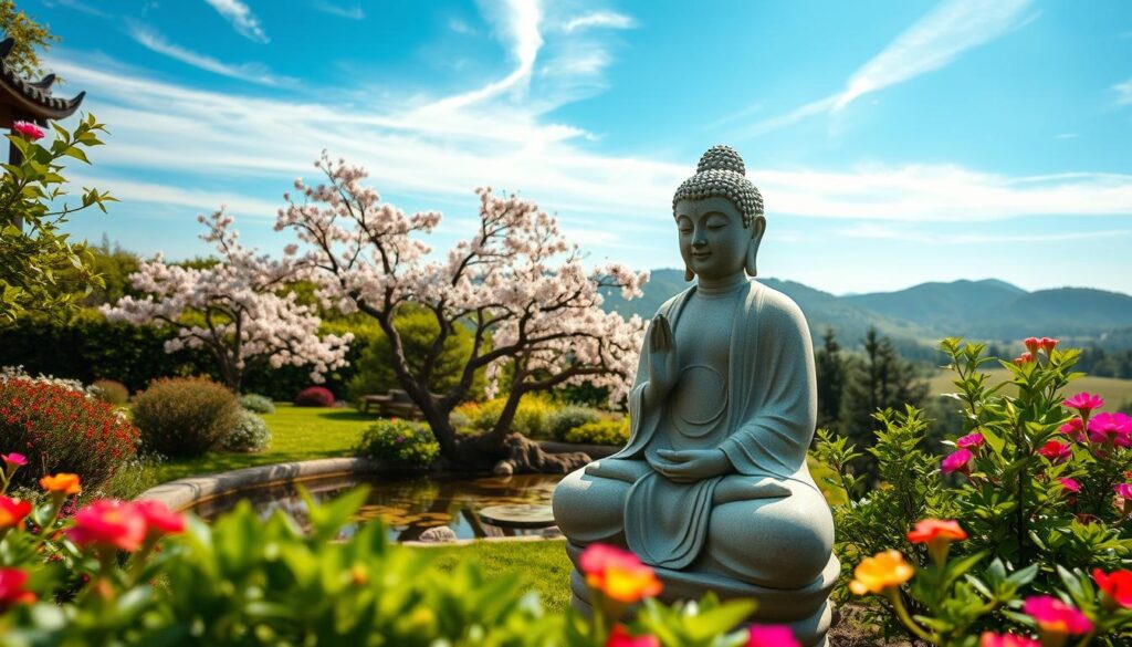 Was bedeutet ein Buddha im Garten?
