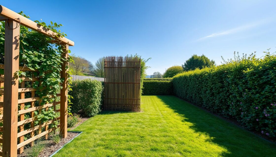 Was darf ich als Sichtschutz im Garten anbringen?