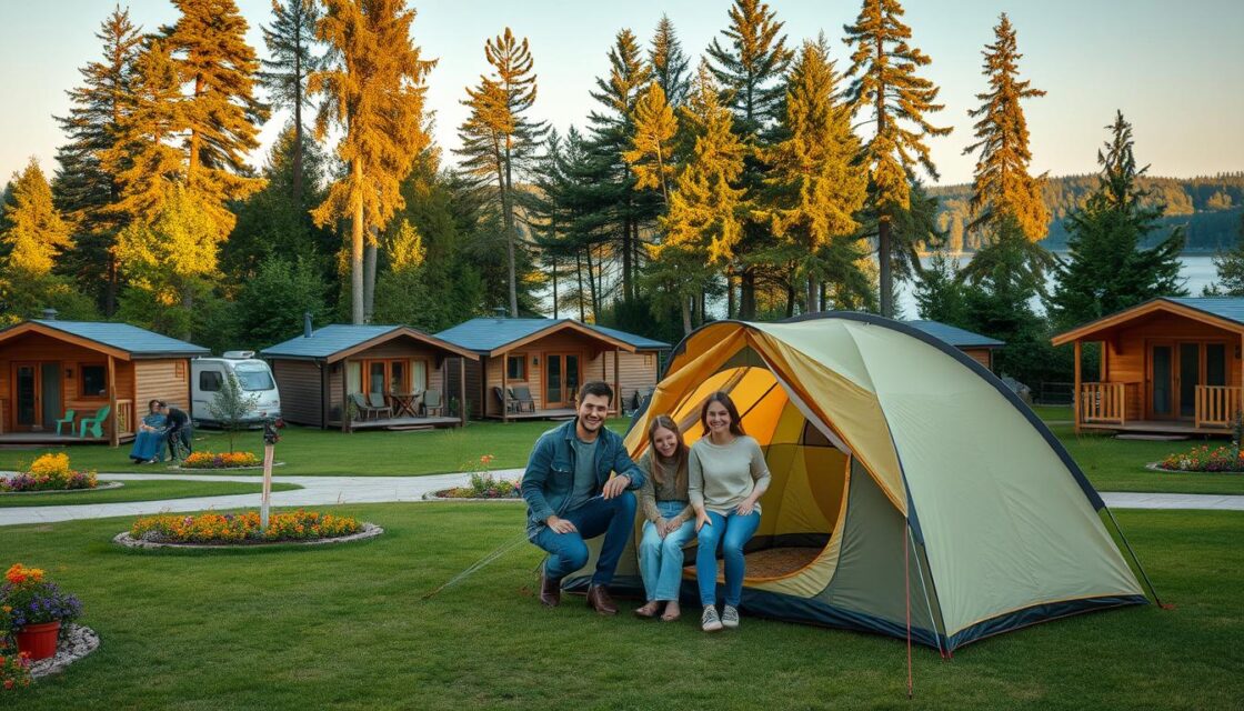Was darf man auf einem Campingplatz bauen?